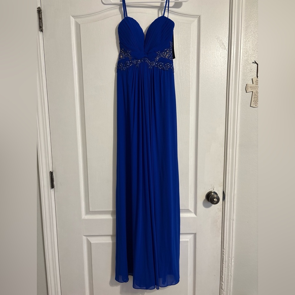 NWT - Royal Blue Evening Gown
